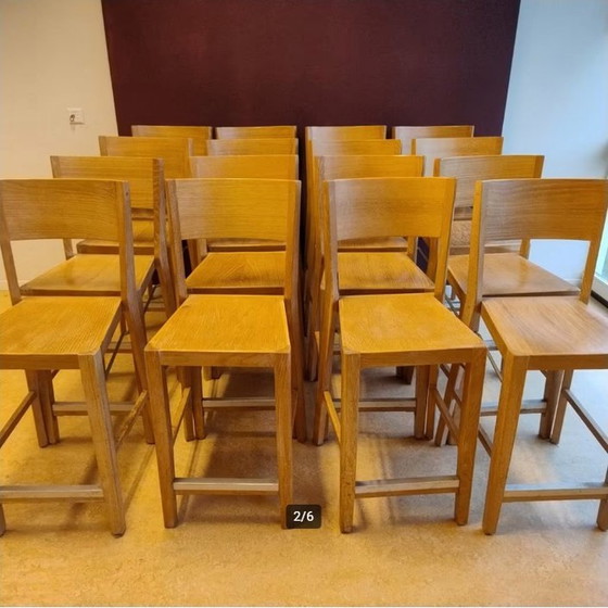 Image 1 of 16X Houten Krukken Van Het Merk Hutten