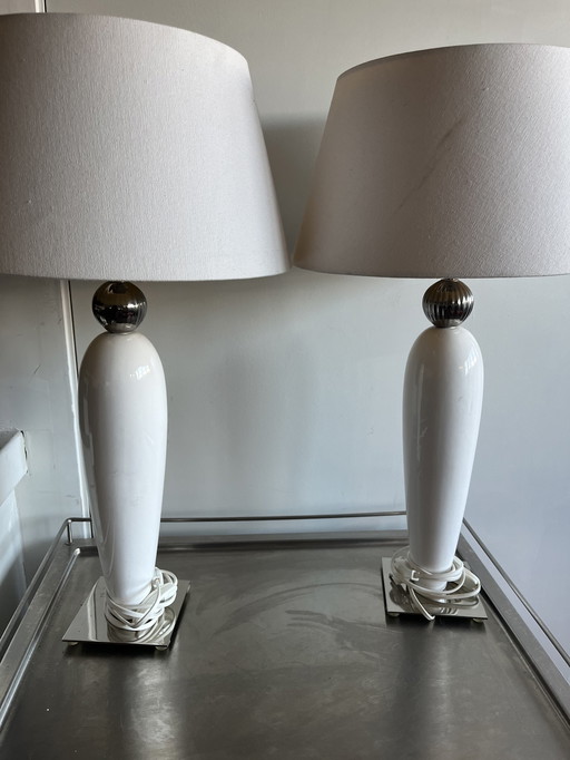 2x Vintage Duo-lampen