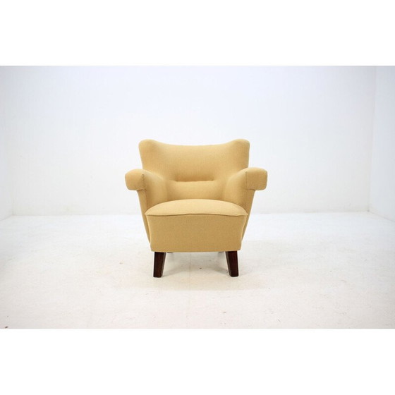 Image 1 of Paar grote vintage lounge fauteuils, Tsjecho-Slowakije 1950