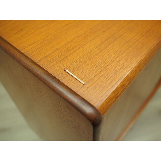 Image 1 of Vintage hoog dressoir in teakfineer, Denemarken 1960