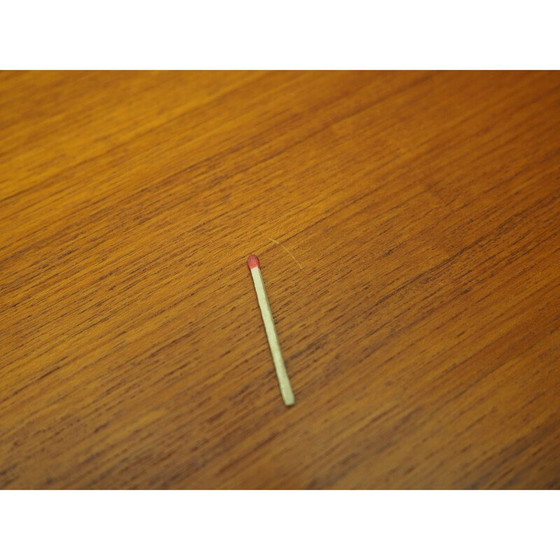 Image 1 of Vintage hoog dressoir in teakfineer, Denemarken 1960