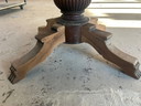 Ronde Uitschuifbare Kloostertafel Massief Eiken