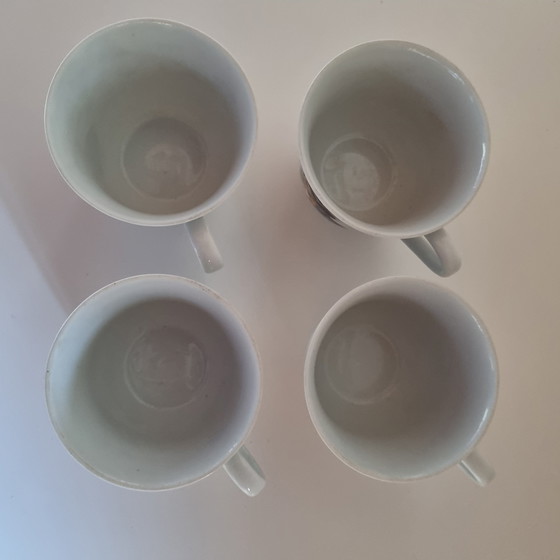 Image 1 of 4 kopjes en 4 onderzetters Wild Ivy Cnp Frankrijk