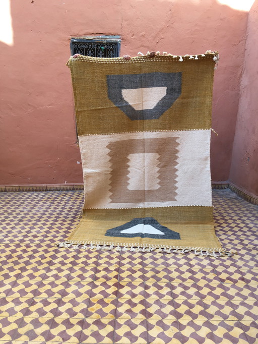 Kelim Boujaad Berber Tapijt 239 X 148 Cm