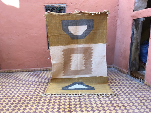 Kelim Boujaad Berber Tapijt 239 X 148 Cm