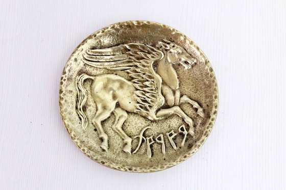 Image 1 of Pegasus Bronzen beker van Max Le Verrier