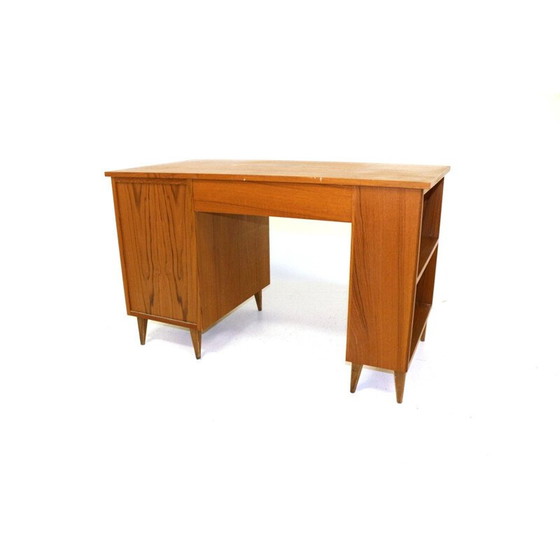 Image 1 of Vintage teakhouten bureau, Zweden 1960