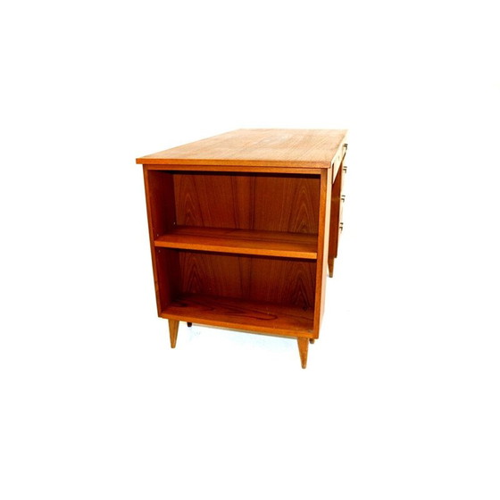 Image 1 of Vintage teakhouten bureau, Zweden 1960