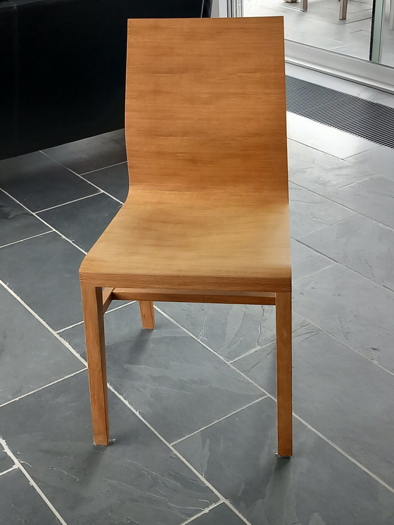 Image 1 of 4x Pedrali massieve eiken design stoelen.