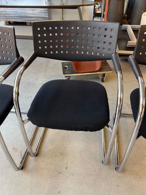 4X Vitra Visavis Stoel