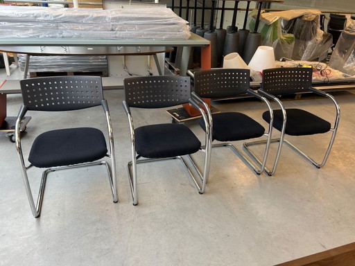 4X Vitra Visavis Stoel