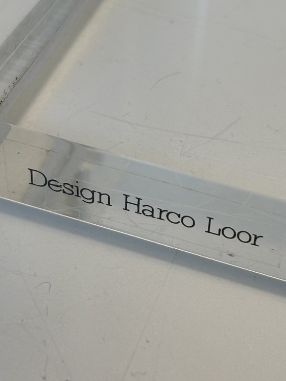 Image 1 of Harco Loor Perspex Vloerlamp “Cone”