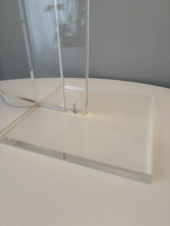 Image 1 of Harco Loor Perspex Vloerlamp “Cone”