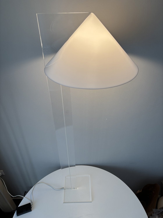 Image 1 of Harco Loor Perspex Vloerlamp “Cone”