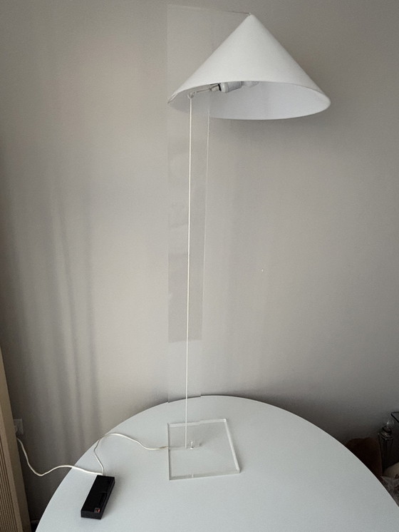 Image 1 of Harco Loor Perspex Vloerlamp “Cone”