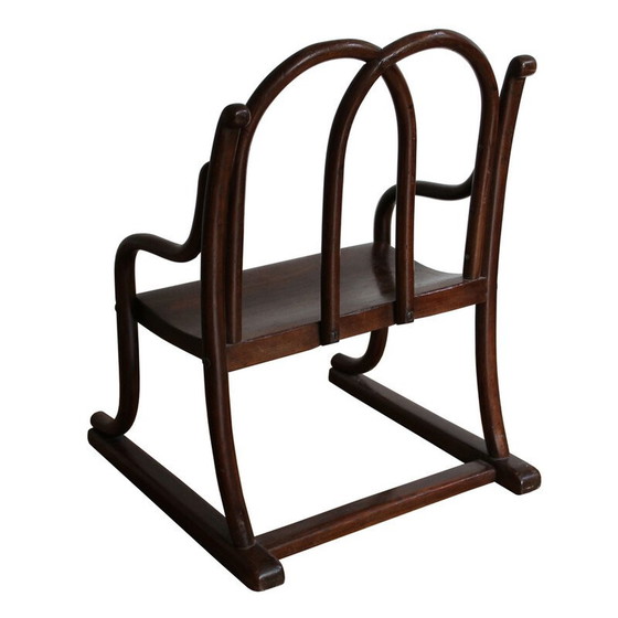 Image 1 of Vintage gebogen houten kinderstoel van Gebrüder Thonet, jaren 1885