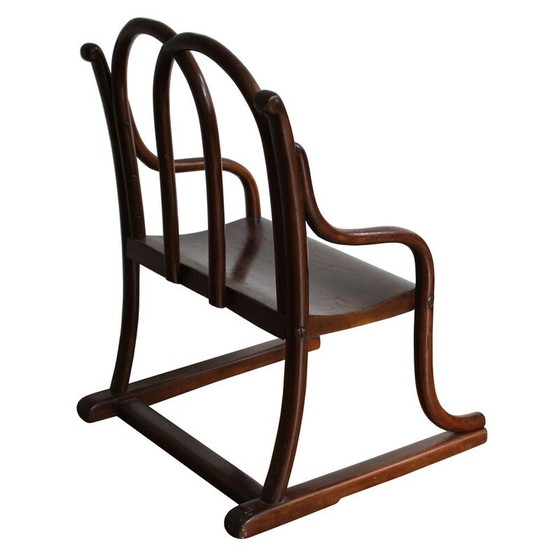 Image 1 of Vintage gebogen houten kinderstoel van Gebrüder Thonet, jaren 1885