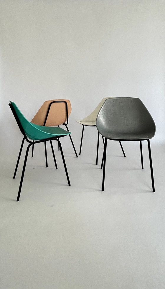 Image 1 of Coquillage" stoelen Guariche X Meurop