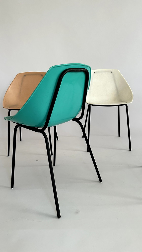 Image 1 of Coquillage" stoelen Guariche X Meurop