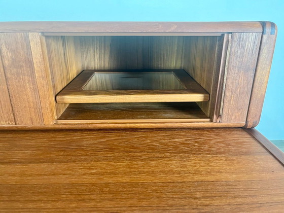 Image 1 of Bureau Teak Mid Eeuw Vintage 1960