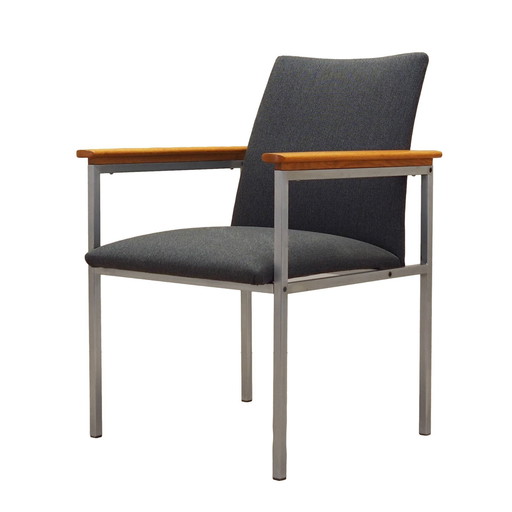 Grijze fauteuil, Deens ontwerp, 1960S, Ontwerper: Sigvard Bernadotte, Fabrikant: Frankrijk & Zoon