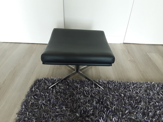 Image 1 of 2x Rolf Benz fauteuils + voetenbankje