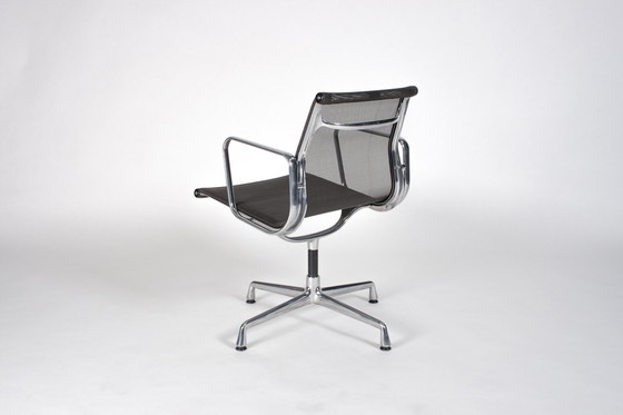 Image 1 of 4x Vitra ea108 antraciet netweave gepolijst