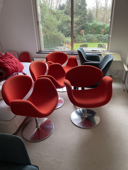 4x Artifort Tulip stoelen