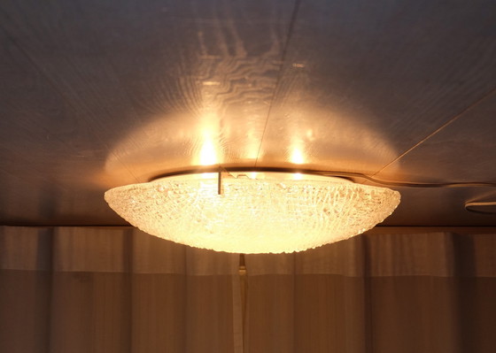 Image 1 of Kaiser Leuchten 44155 Plafoniere ijs glazen plafondlamp Plafondlamp Ø 49 Cm 60Er Uk2Aeb