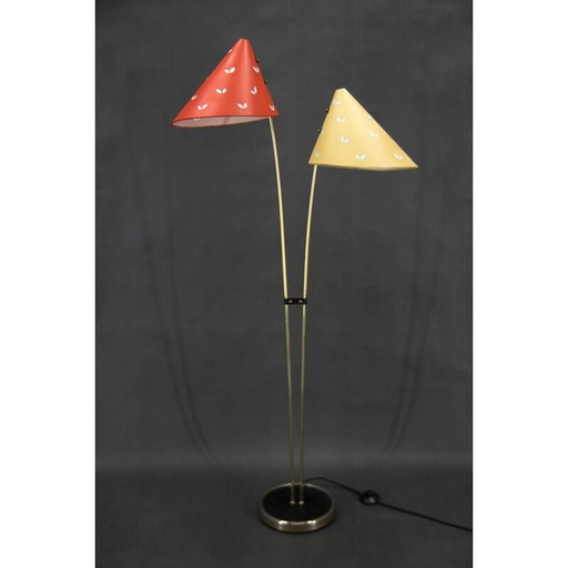 Mid century vloerlamp Japonka van Napako, Tsjecho-Slowakije 1960