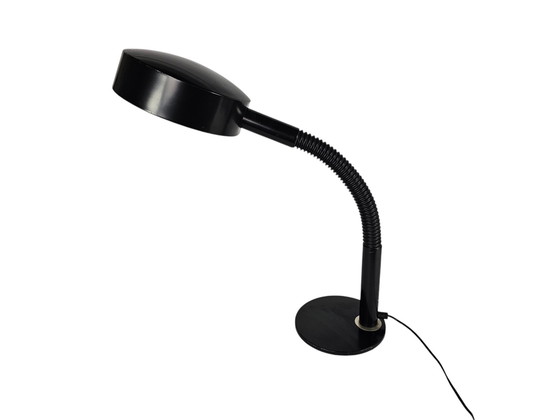 Image 1 of Hala Zeist - Model 708 - Bureaulamp - Zwart - Flexibele Arm - 1970'S