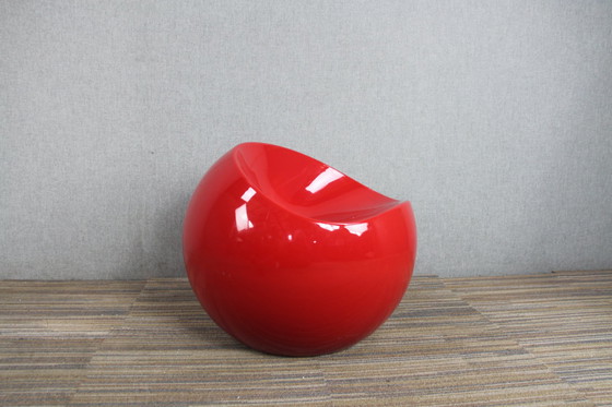 Image 1 of 1X Ball Chair Van Finn Stone Voor Dupont