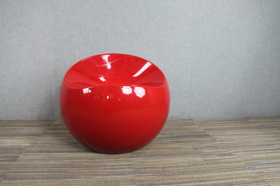 Image 1 of 1X Ball Chair Van Finn Stone Voor Dupont