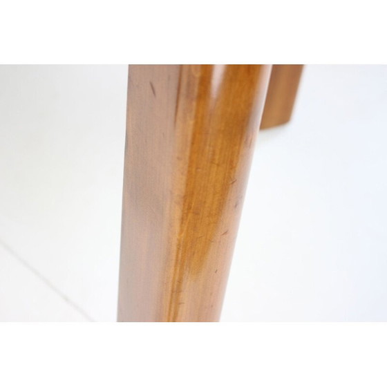 Image 1 of Art Deco vintage uitschuifbare eettafel, Tsjecho-Slowakije 1930