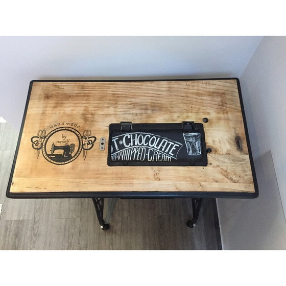 Image 1 of Vintage bijzettafel, Duitsland 1900