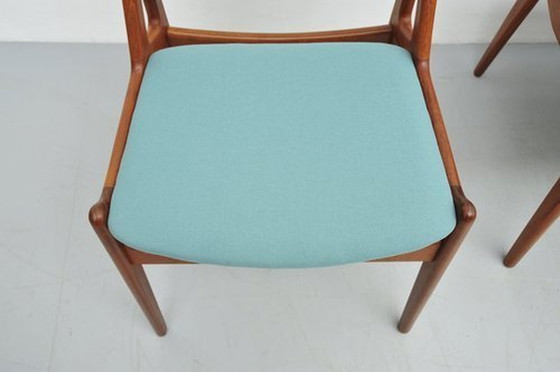 Image 1 of Arne Vodder Ella Eetkamerstoelen In Teak 1960