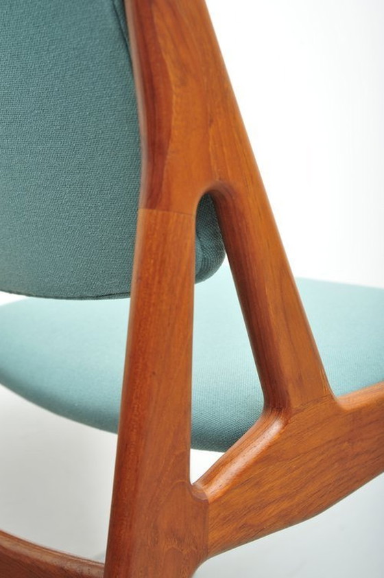 Image 1 of Arne Vodder Ella Eetkamerstoelen In Teak 1960