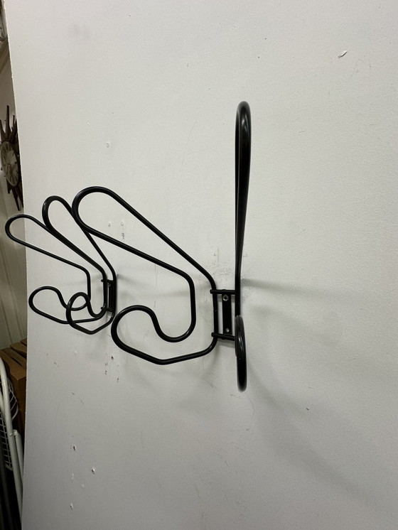 Image 1 of Set van 2 vintage ikea haken zwart