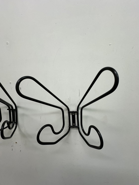 Image 1 of Set van 2 vintage ikea haken zwart