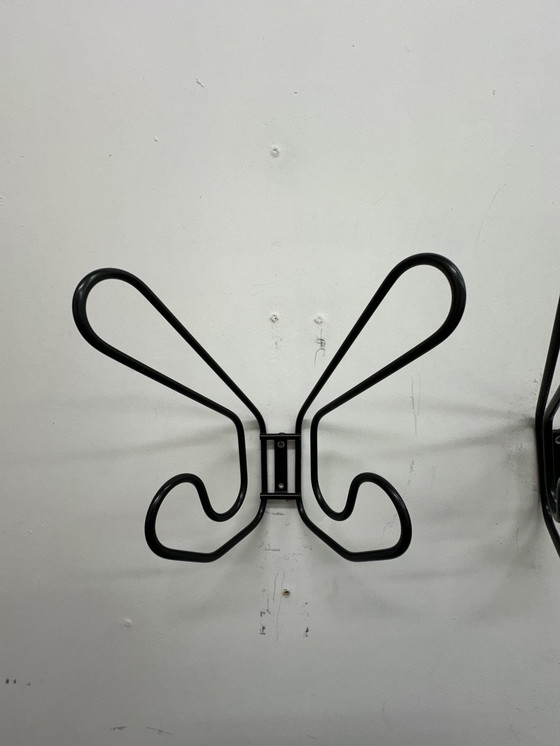 Image 1 of Set van 2 vintage ikea haken zwart