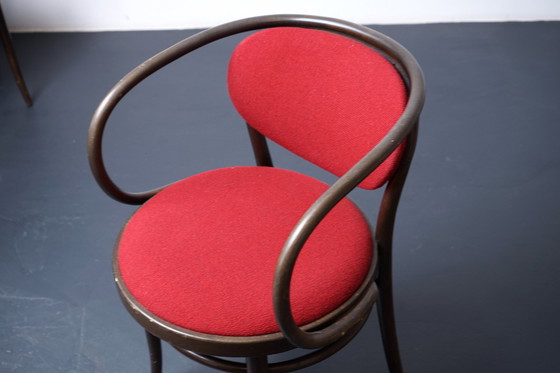 Image 1 of Weense vintage bistrostoel model 233 P van Thonet, set van 2