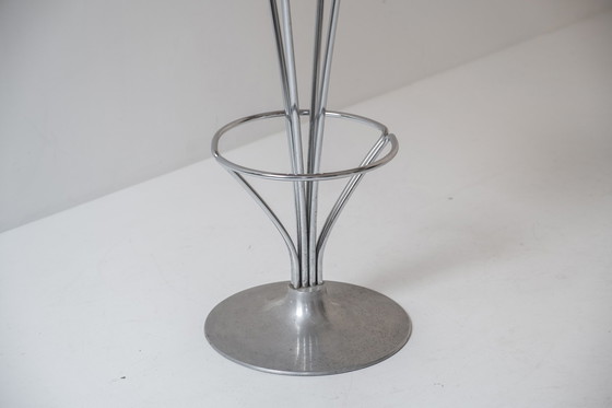 Image 1 of Mooie set barkrukken van Piet Hein voor Fritz Hansen, Denemarken 1960.