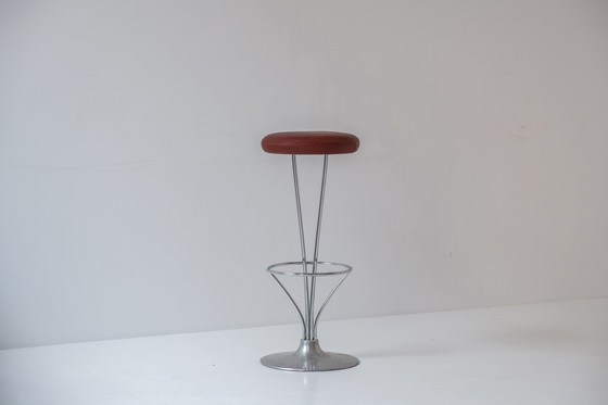 Image 1 of Mooie set barkrukken van Piet Hein voor Fritz Hansen, Denemarken 1960.