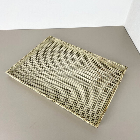 Image 1 of Frans vintage metalen dienblad "Rigituelle" van Mathieu Matégot, jaren 1950