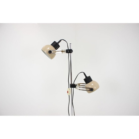Image 1 of Vintage verstelbare metalen vloerlamp, Polen 1970