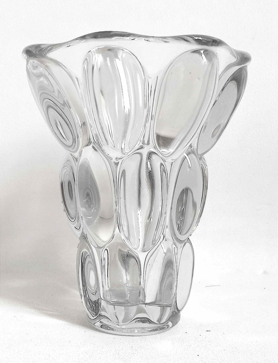 Image 1 of Vaas Cristal Pierre D'Avesn 30's Hoogte 20,7 Cm