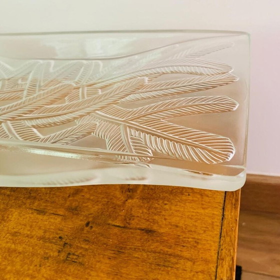 Image 1 of Vintage art deco glazen tafel voor Verlys, Frankrijk 1920