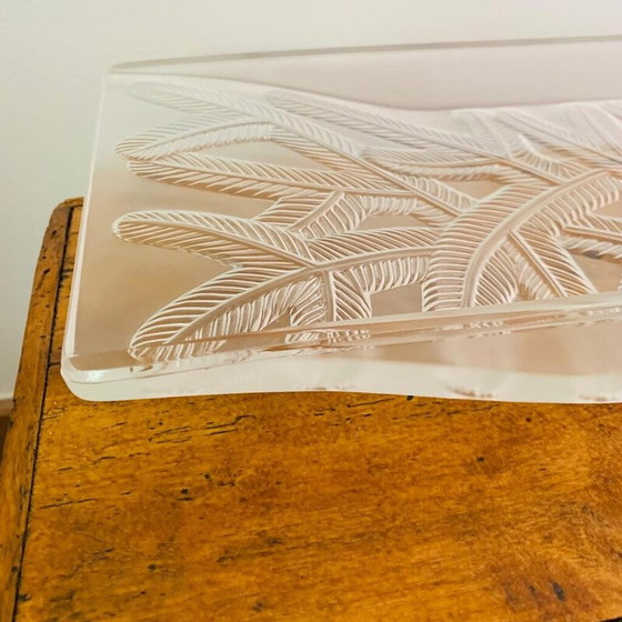 Image 1 of Vintage art deco glazen tafel voor Verlys, Frankrijk 1920