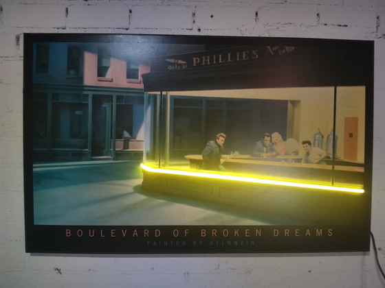 Image 1 of Neon Poster Boulevard Of Broken Dreams