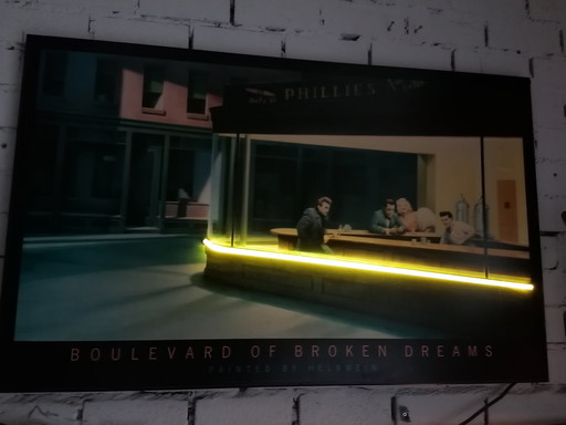 Neon Poster Boulevard Of Broken Dreams